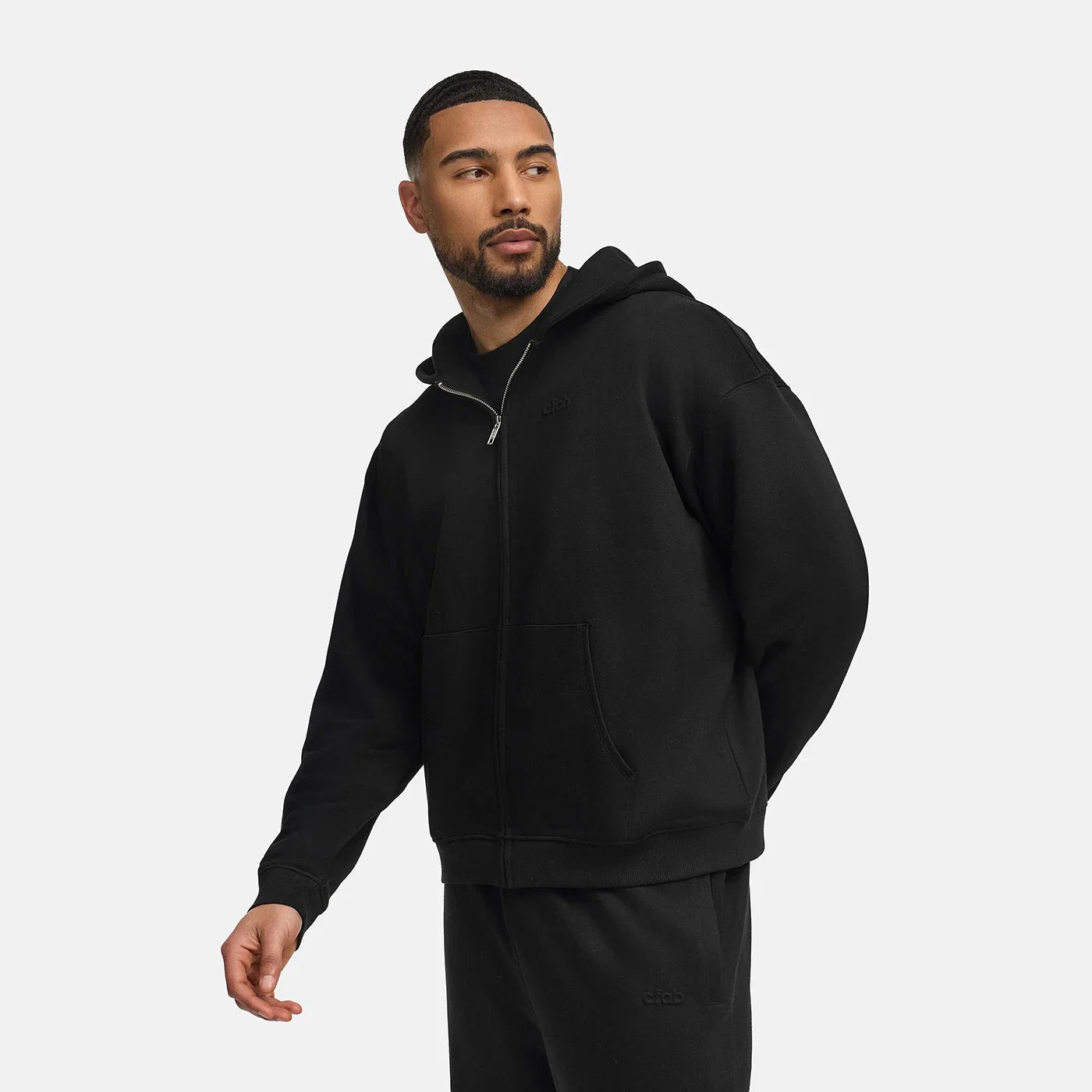 Men's Relaxed-Fit Zip-Up Hoodie