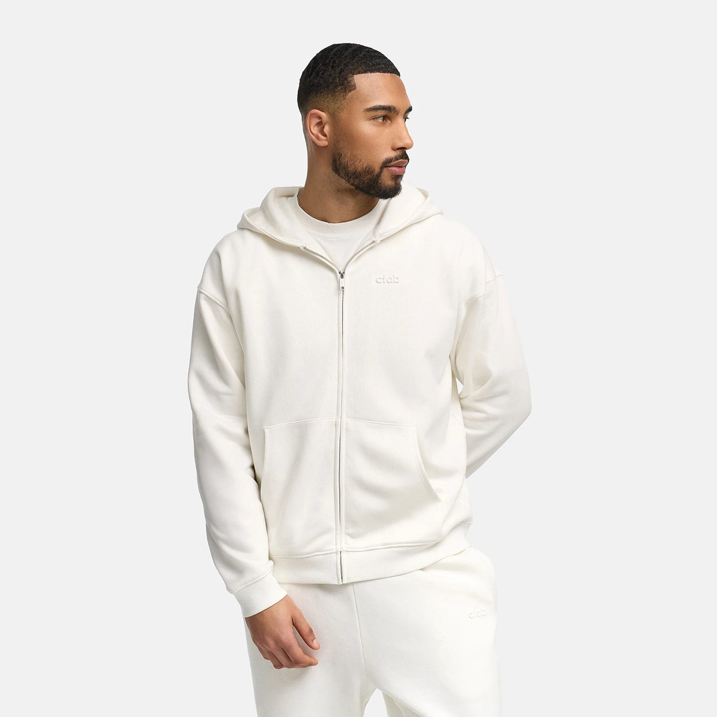Men's Relaxed-Fit Zip-Up Hoodie