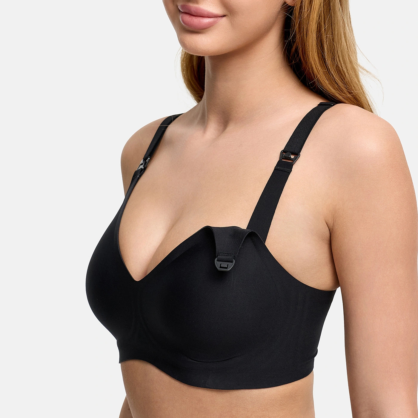 Comfort wireless nursing bra