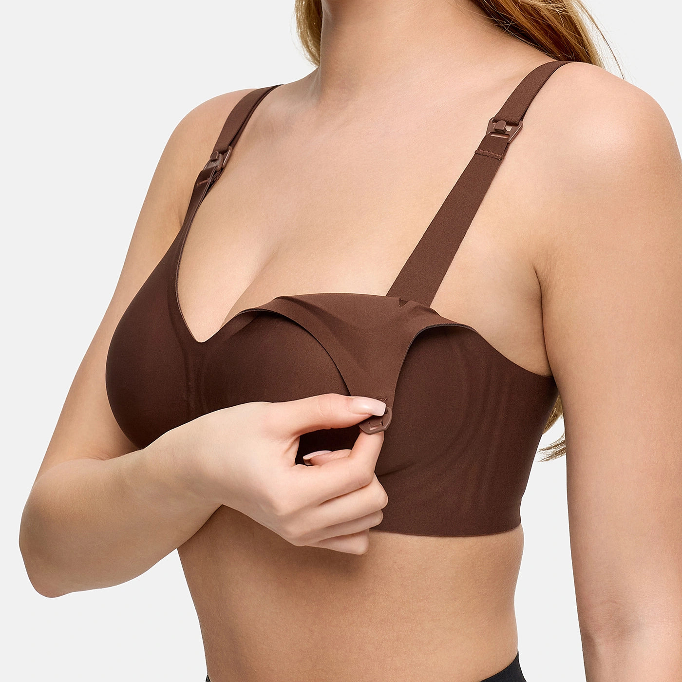 Comfort wireless nursing bra