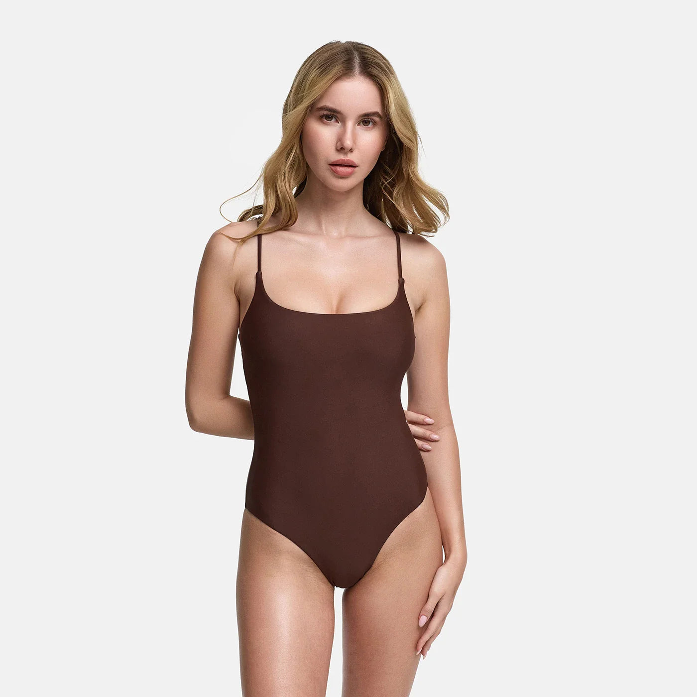 Square Neck Soft Sculpt Swimsuit