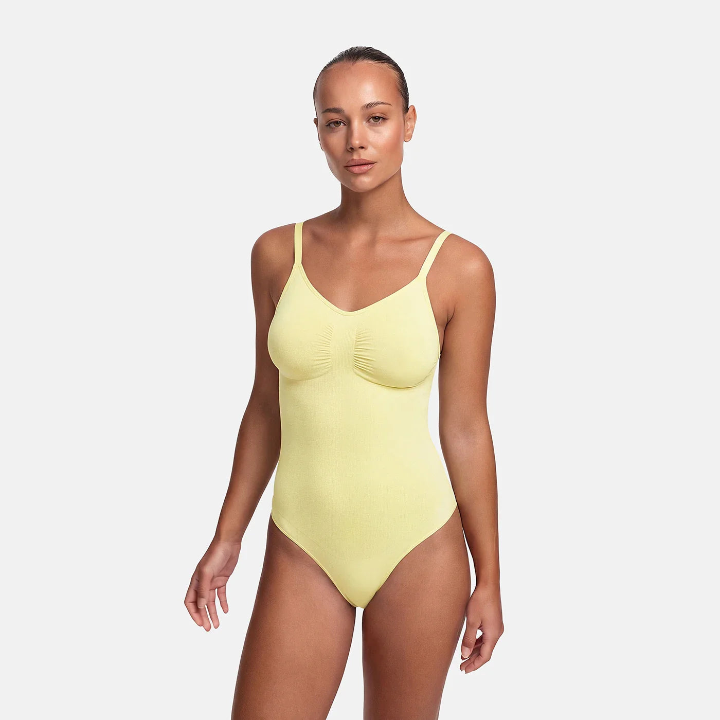 Bodysuit formende shapewear med snøre