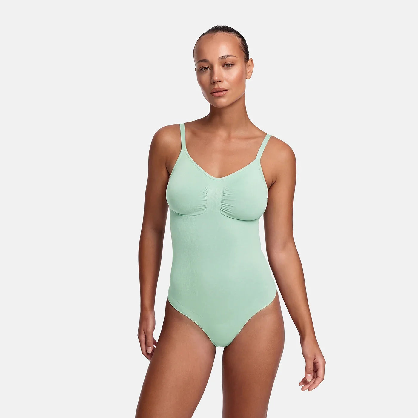 Bodysuit formende shapewear med snøre
