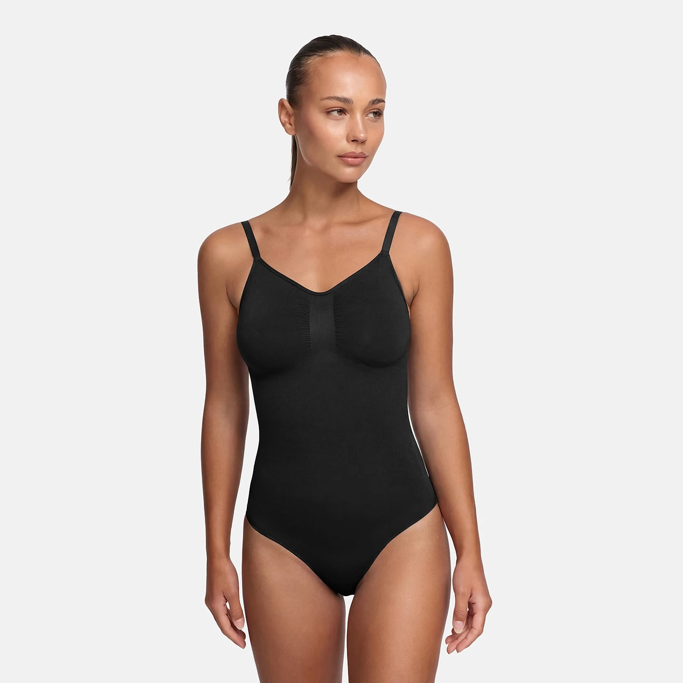 Bodysuit formende shapewear med snøre