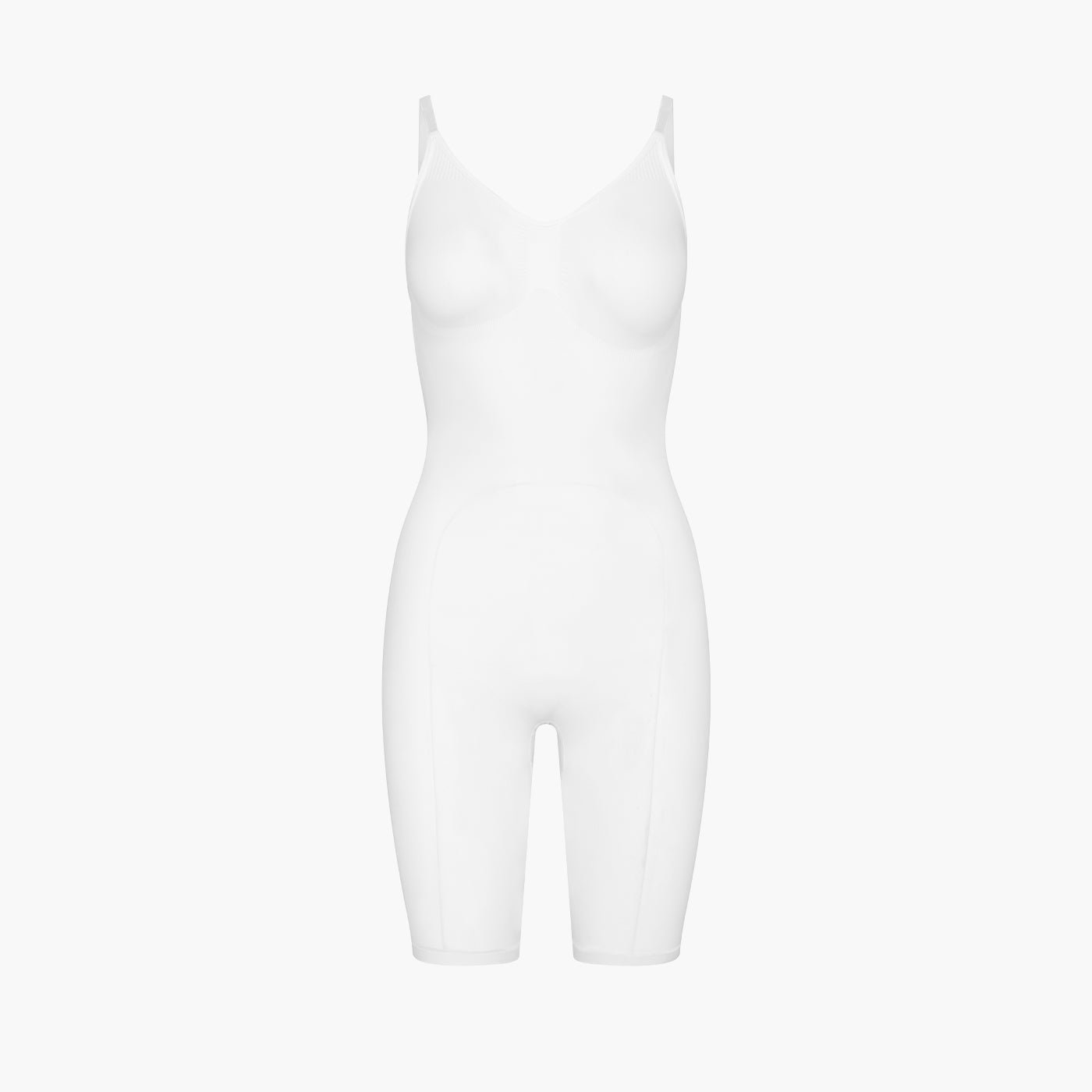 Bodysuit med formende shapewear og shorts