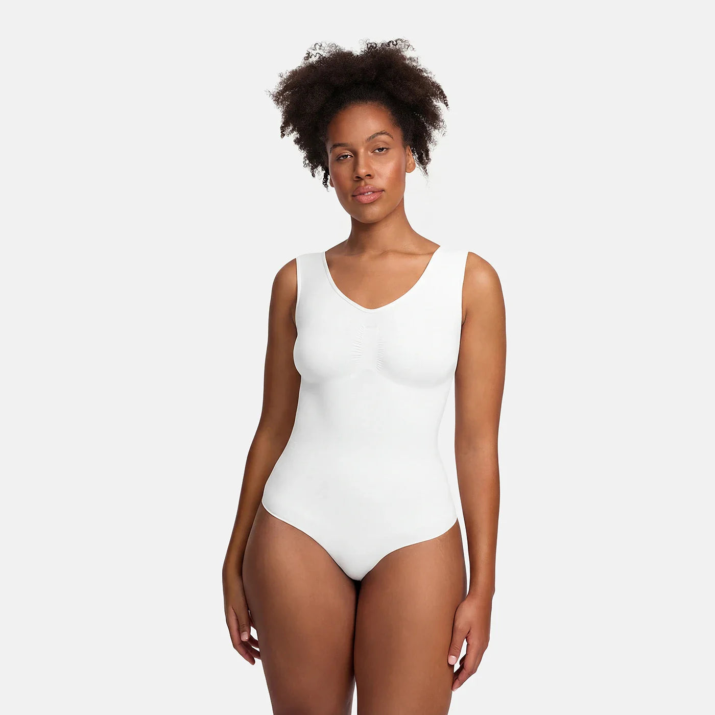Tank Bodysuit Sculpting Shapewear med snøre