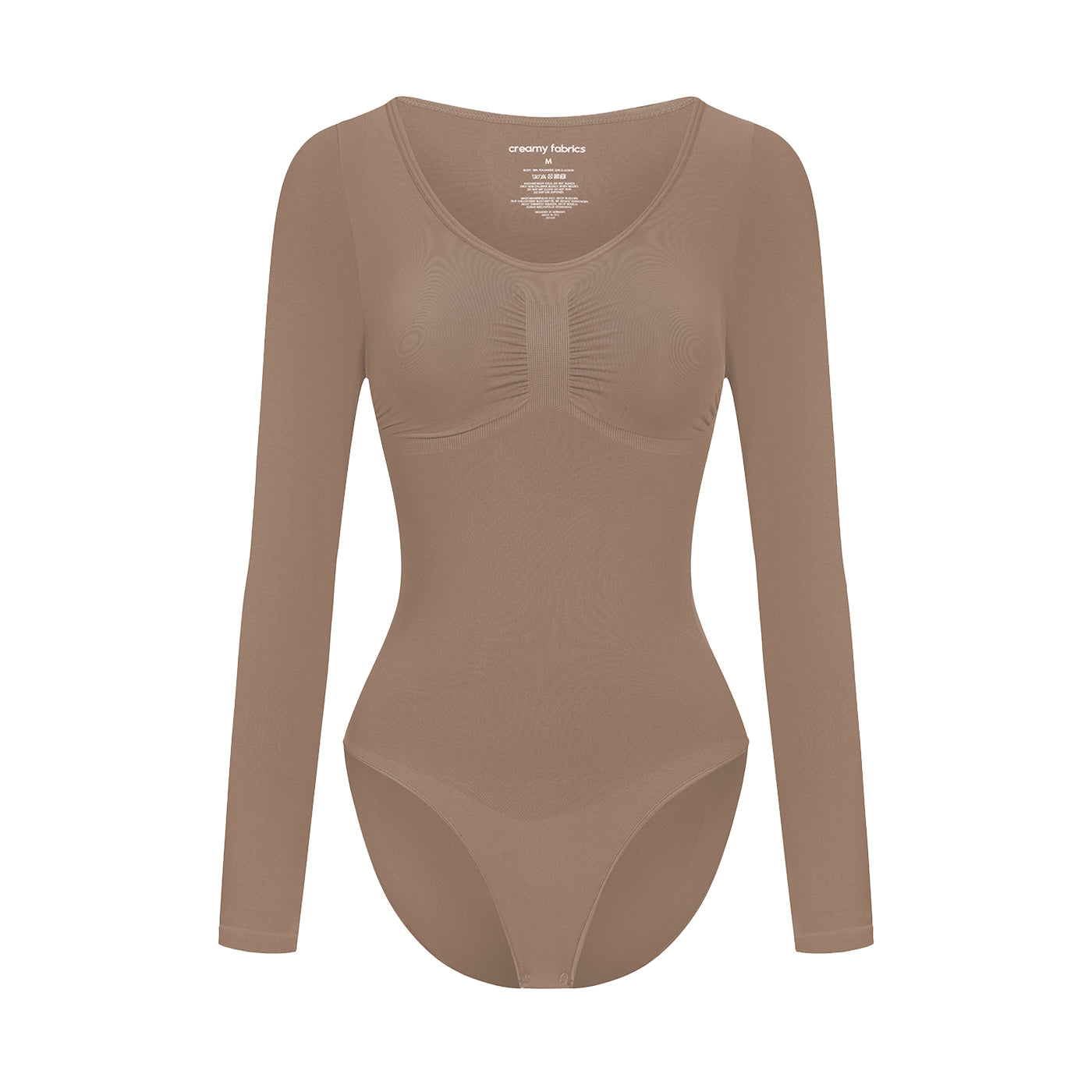 Bodysuit formende shapewear med lange ærmer og trusser