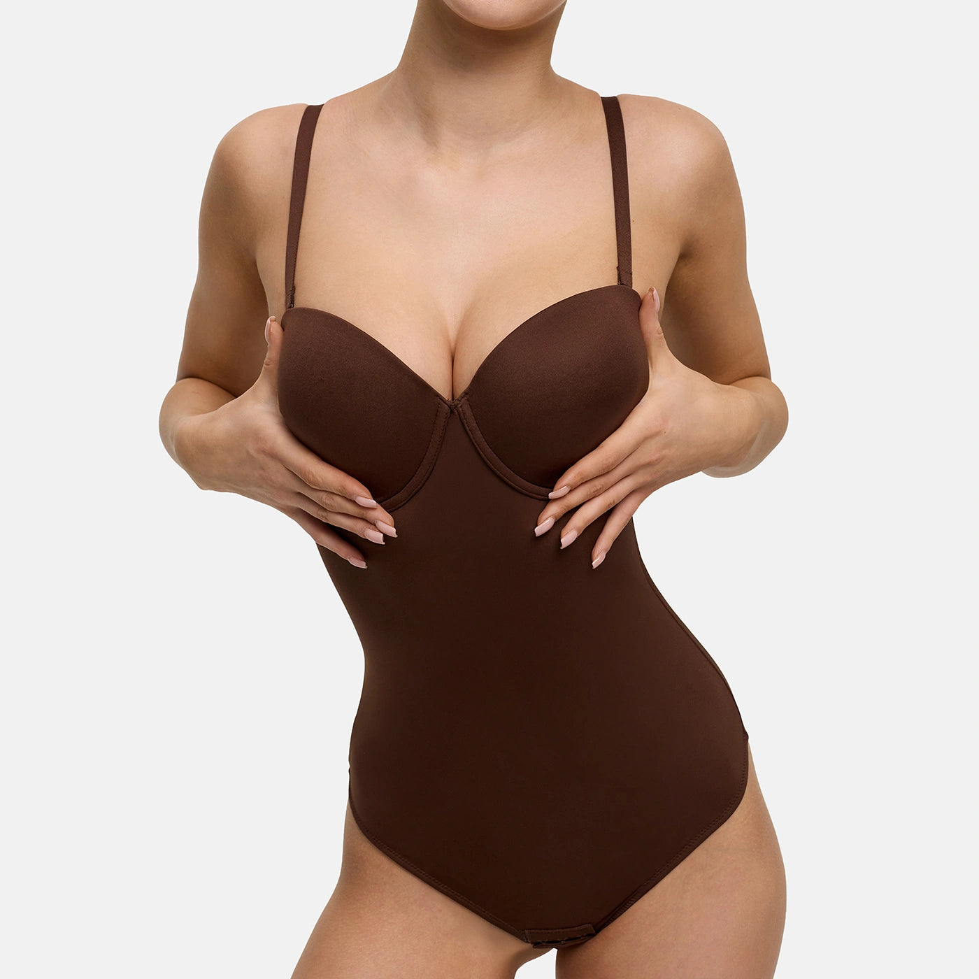 Push-up bodysuit with thong