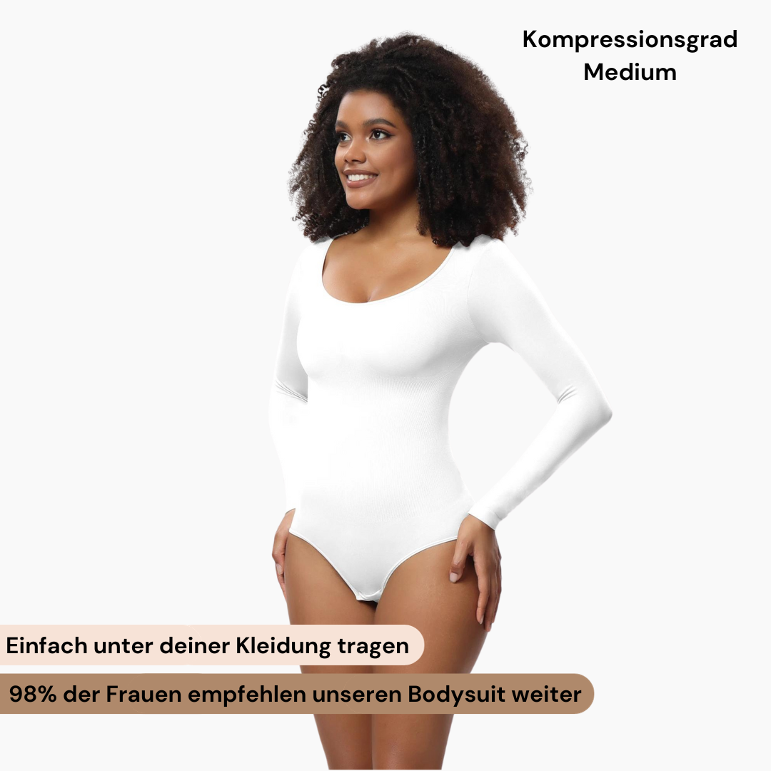 Langærmet Bodysuit Sculpting Shapewear