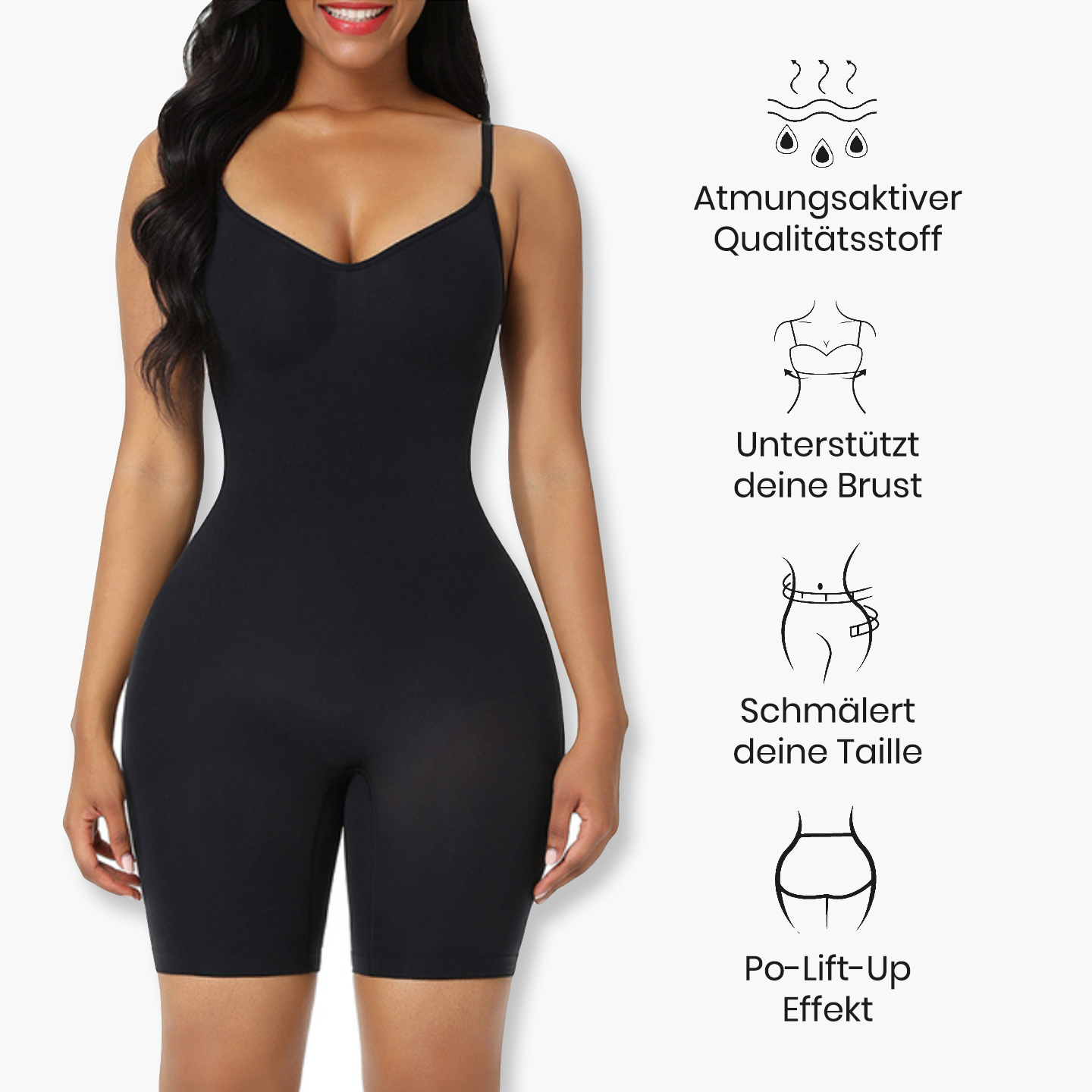 Sculpting bodysuit with pants Shapewear