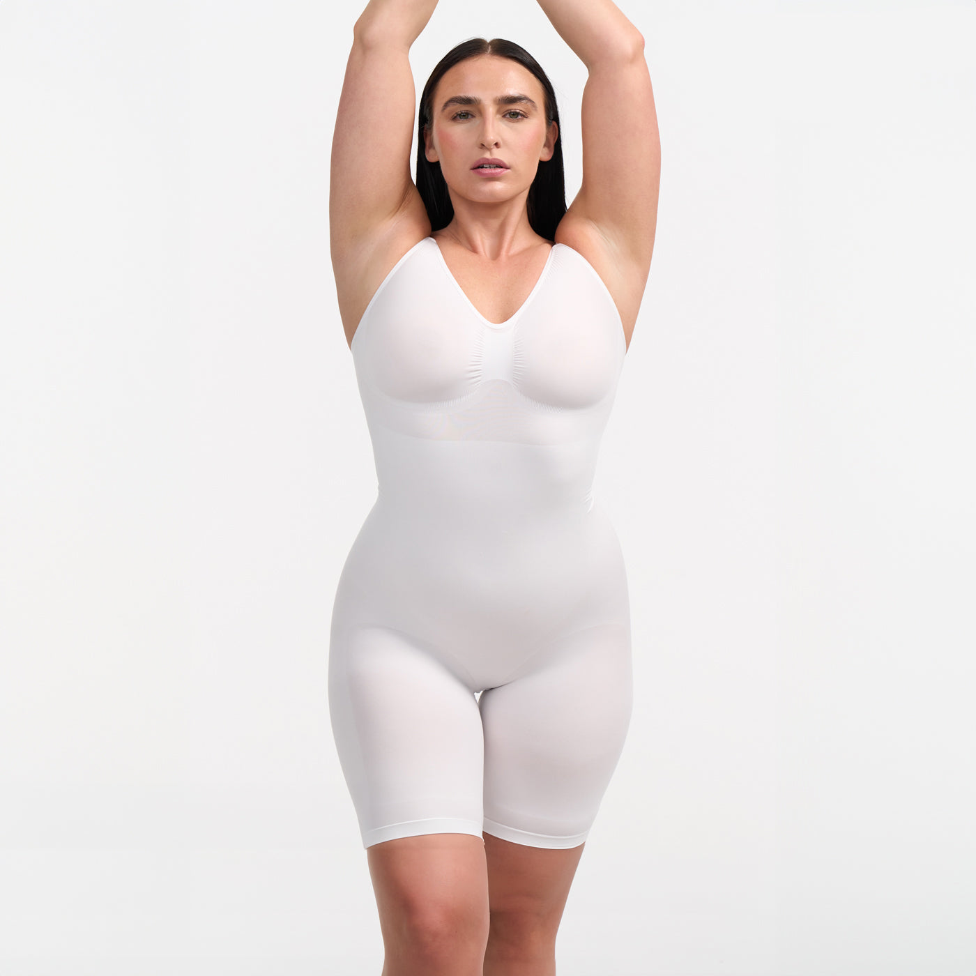 Bodysuit sculpting shapewear with shorts - medium shape