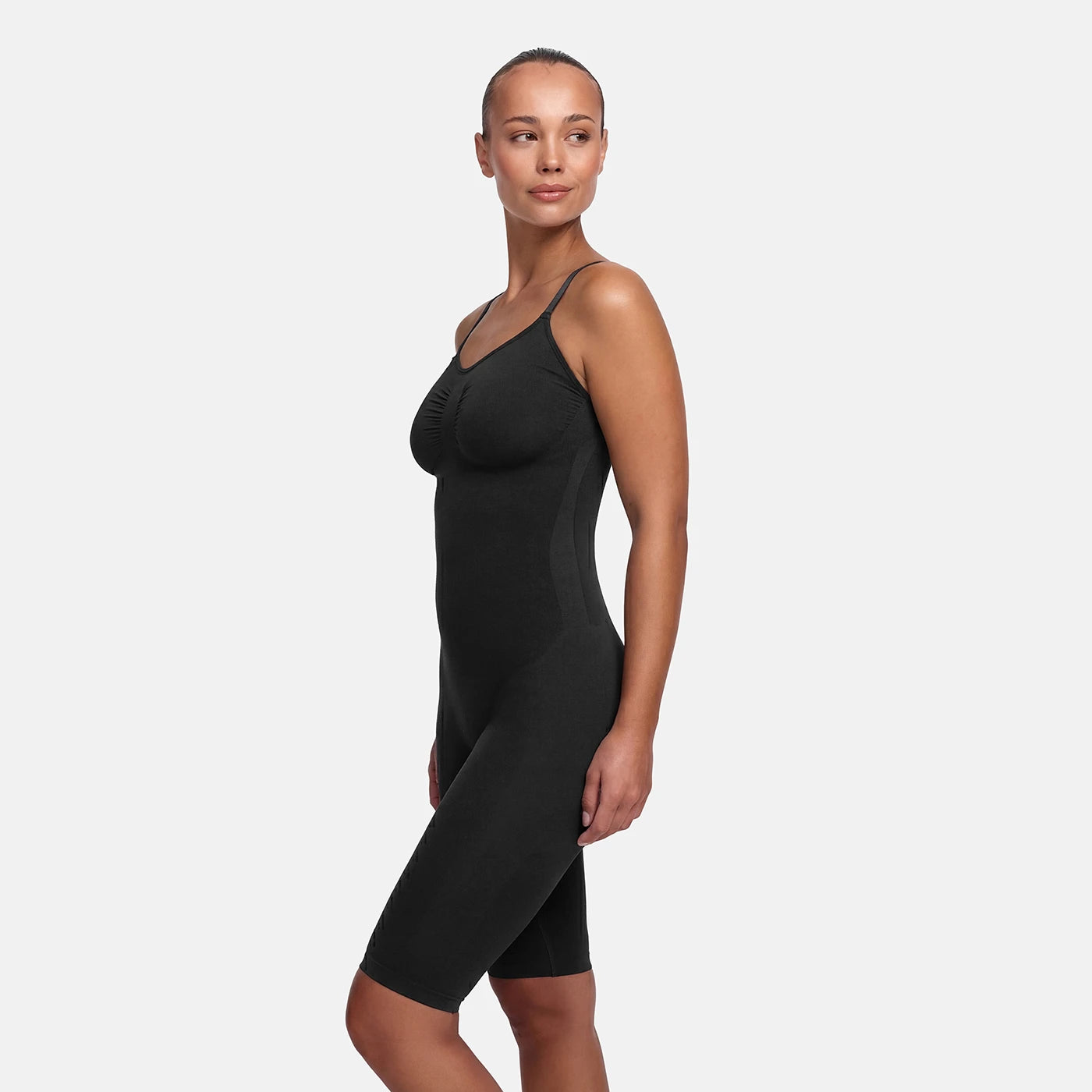 Bodysuit sculpting shapewear with shorts