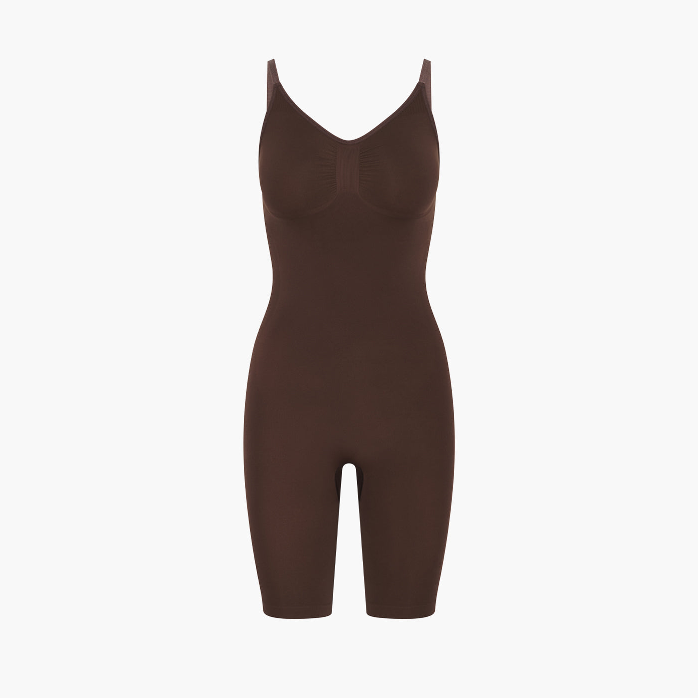 Bodysuit sculpting shapewear with shorts