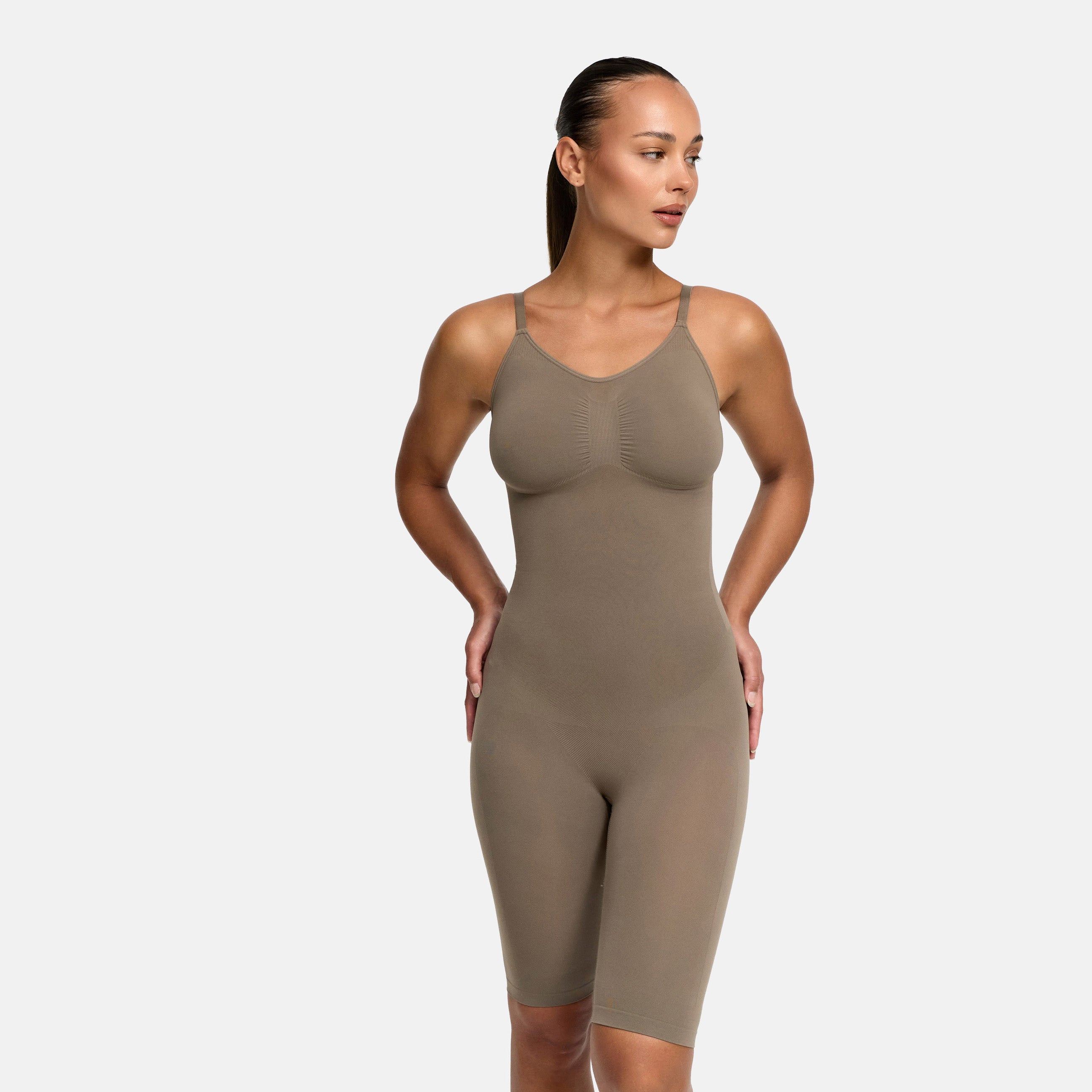 Bodysuit sculpting shapewear with shorts (#2)