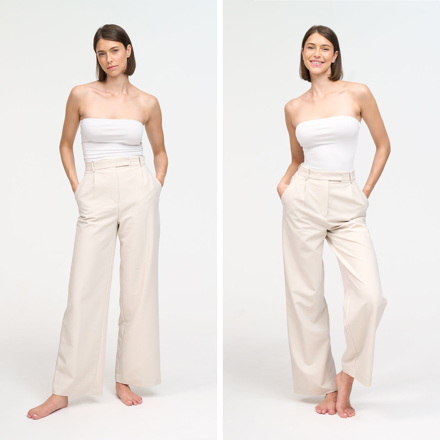 Strapless bodysuit sculpting shapewear with shorts