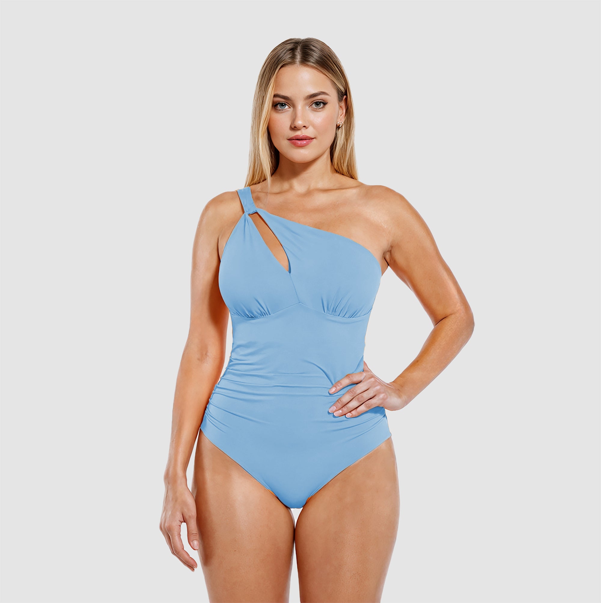 Cut out shaping swimsuit