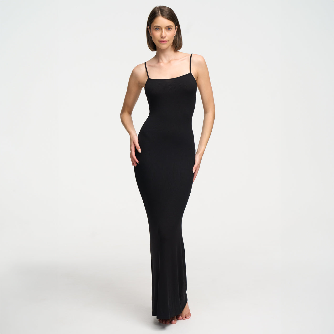 Ribbed cami maxi dress