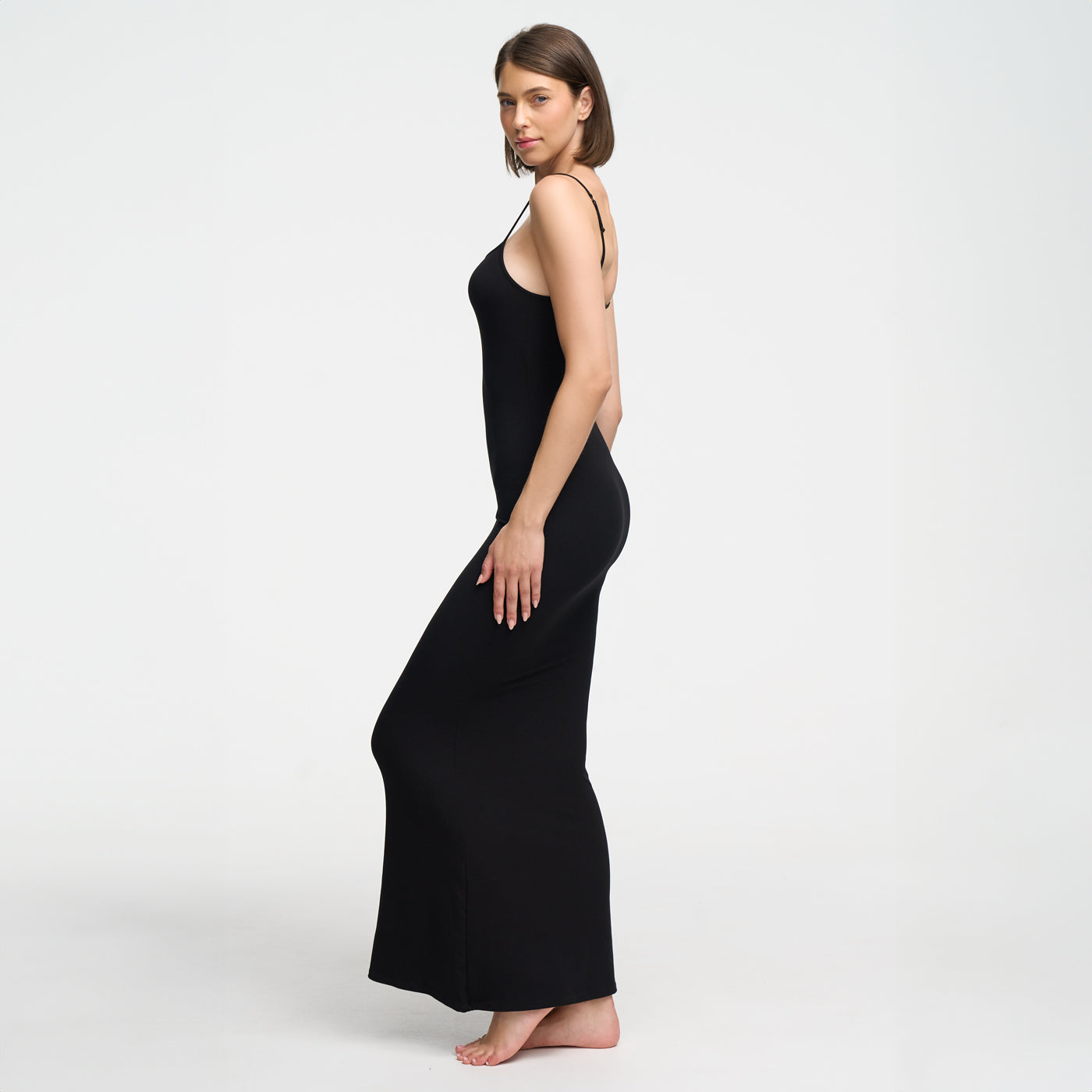 Ribbed cami maxi dress