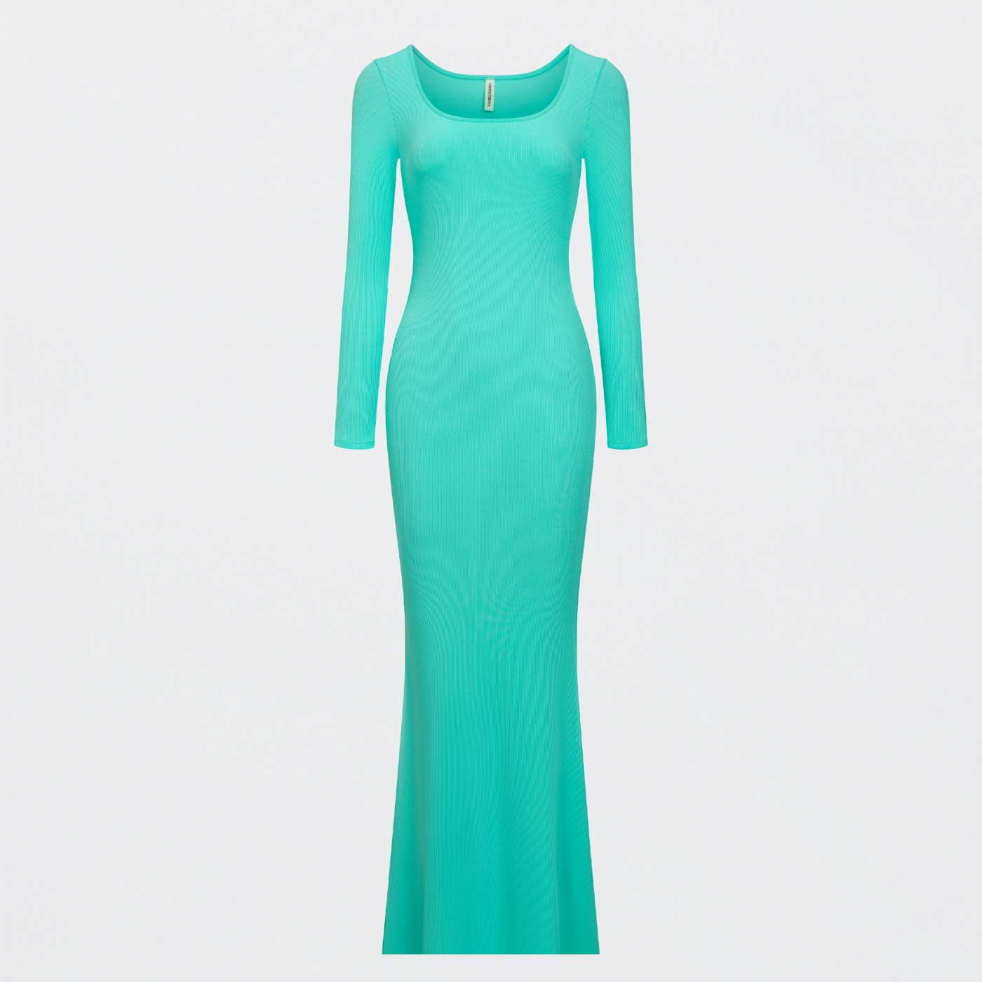 Ribbed long sleeve maxi dress - Outlet