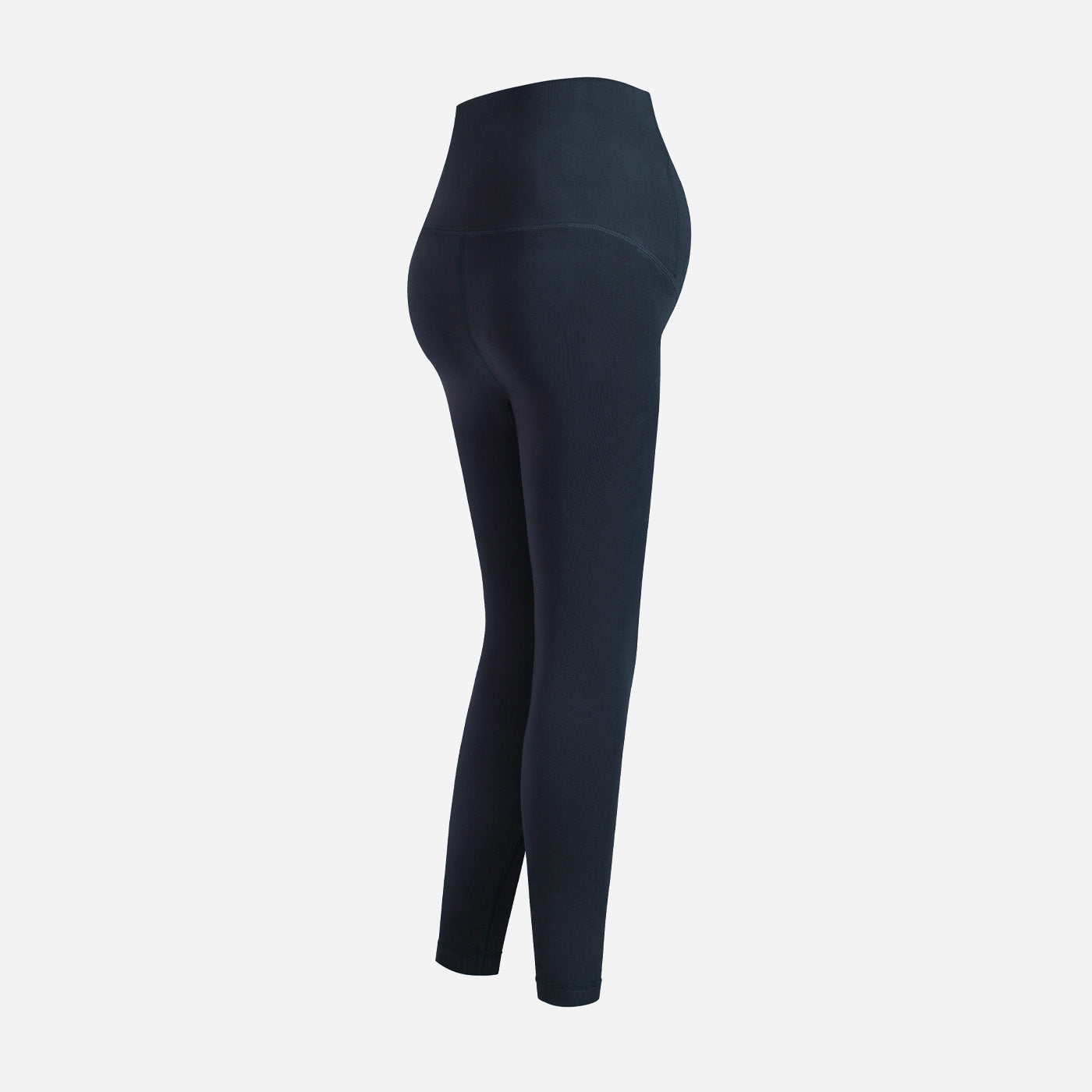 Seamless maternity leggings with a high waistband
