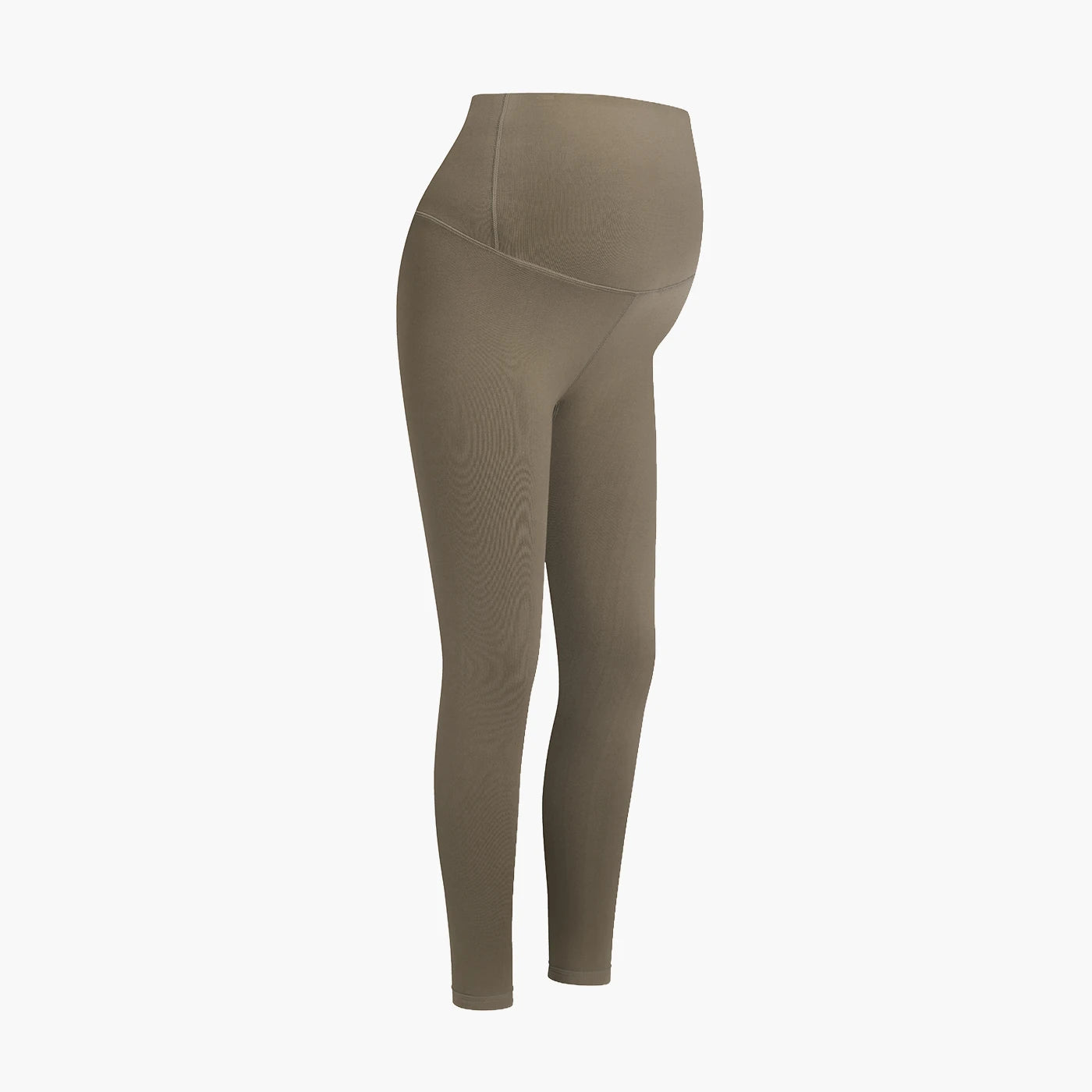 Seamless maternity leggings with a high waistband