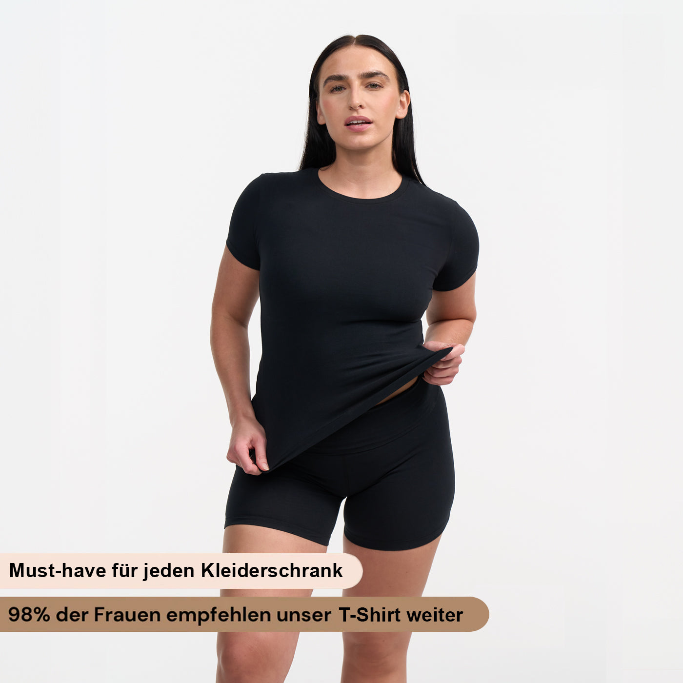 <div>Das Model ist 1,73m groß</div><span></span><div>und trägt Größe L.</div>