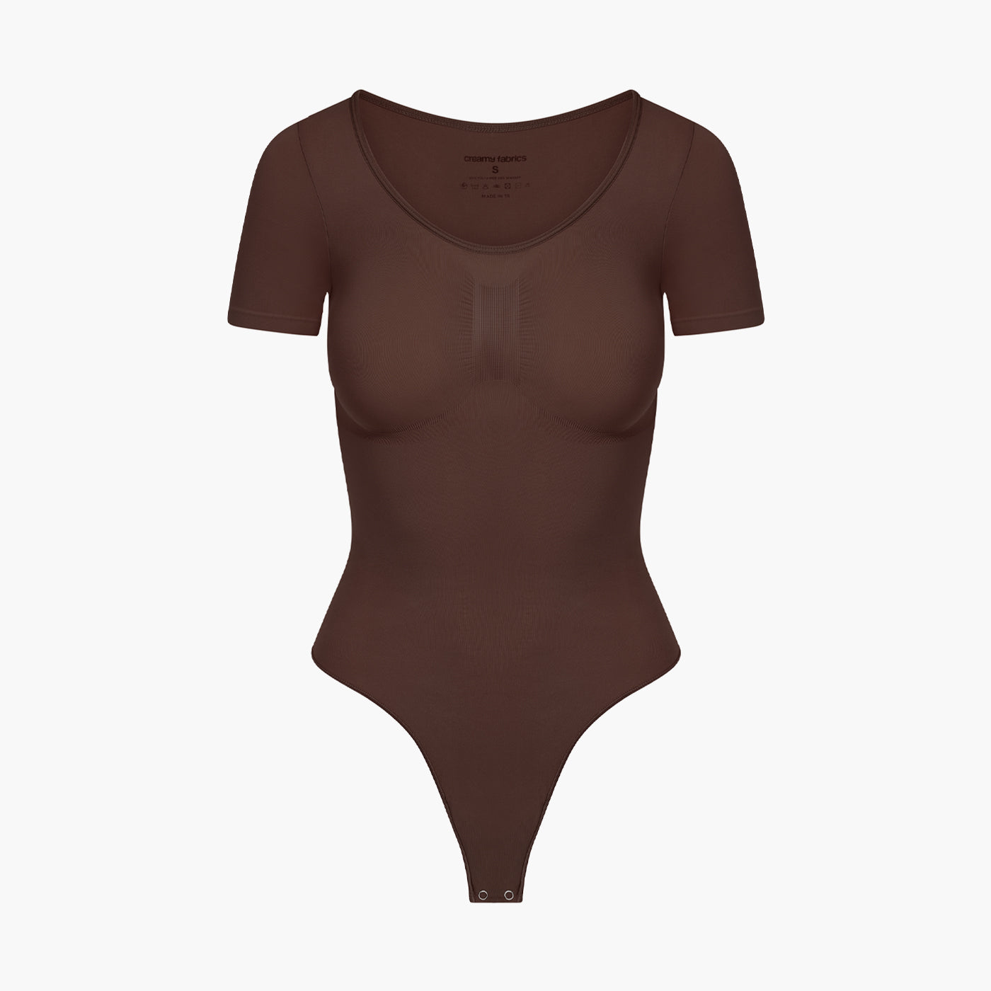 Bodysuit Sculpting Shapewear T-paita narulla varustettuna