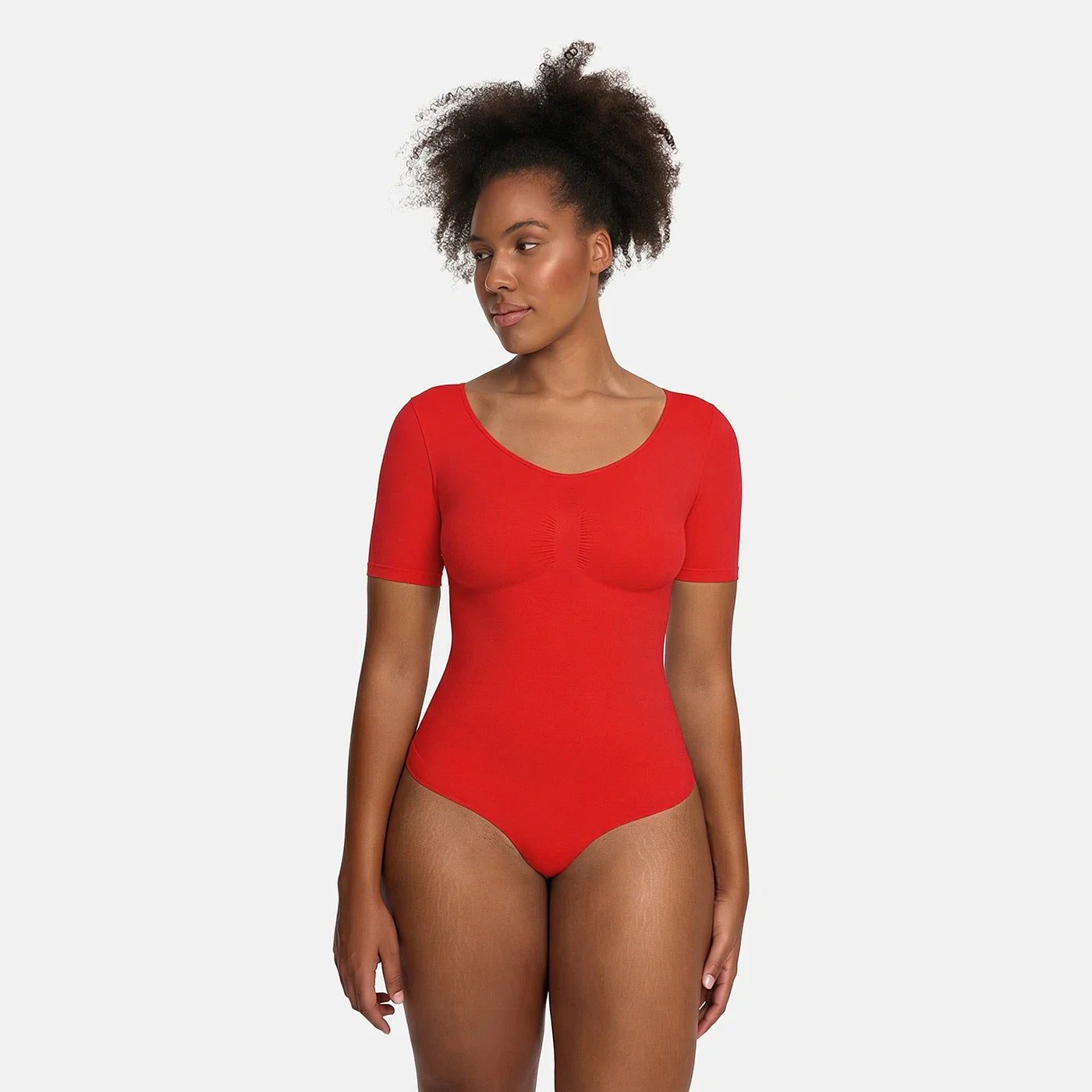 T-paita bodysuit muotoileva shapewear alushousuilla
