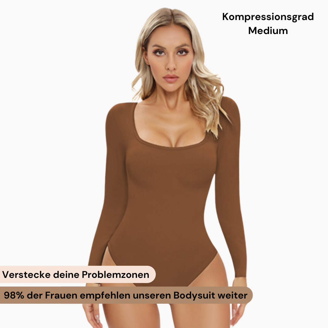 Pitkähihainen body Sculpting Shapewear - muodonmuutosvaatteet