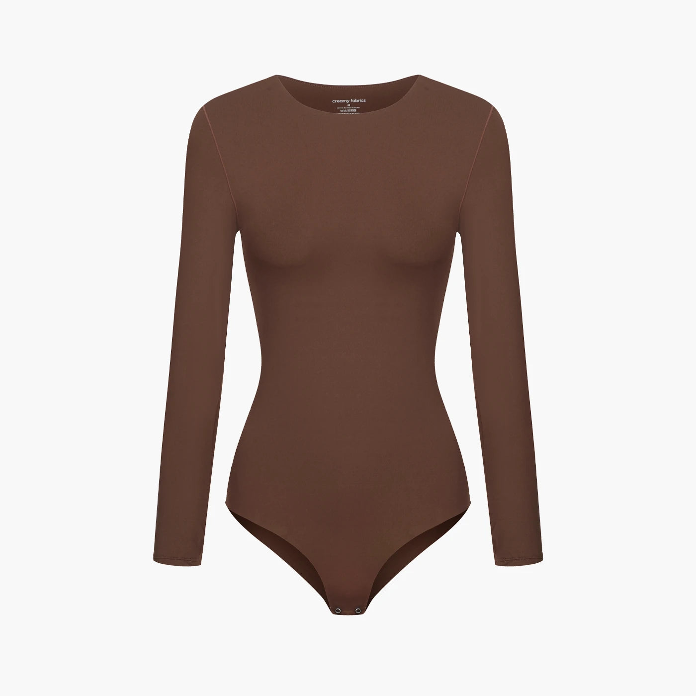 Pitkähihainen bodysuit, kaula-aukkoinen, pitkähihainen
