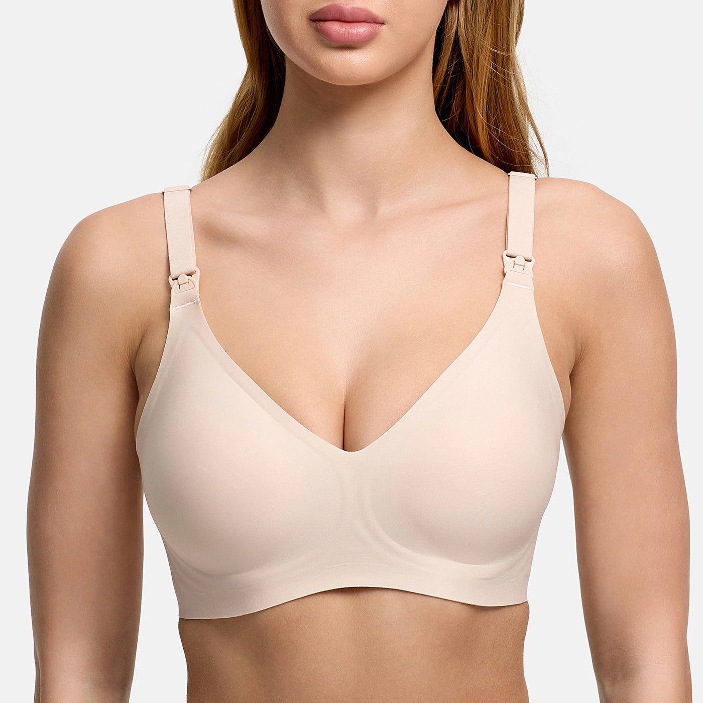 Comfort nursing bra without underwire