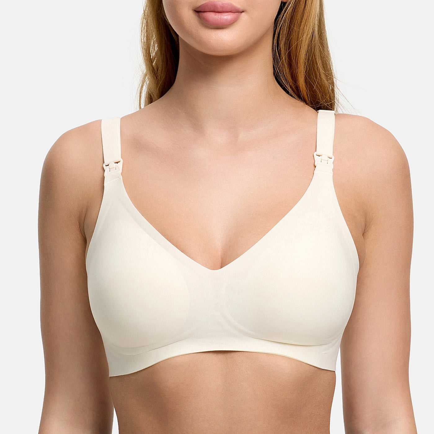 Comfort nursing bra without underwire