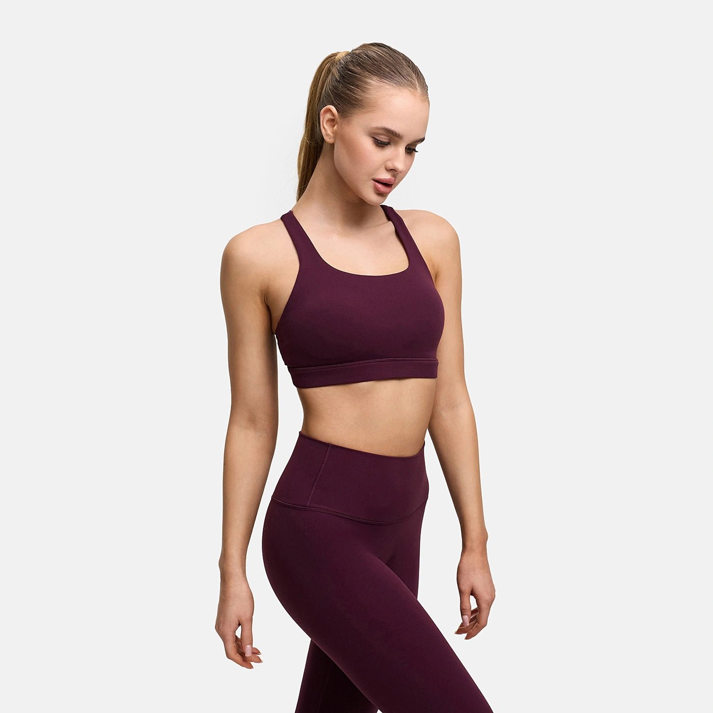 Konturleggings med høy linning