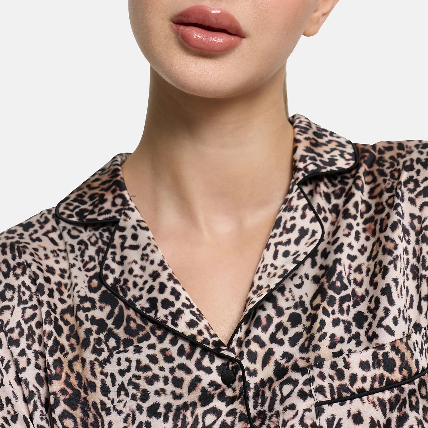 Pyjamasskjorte i sateng