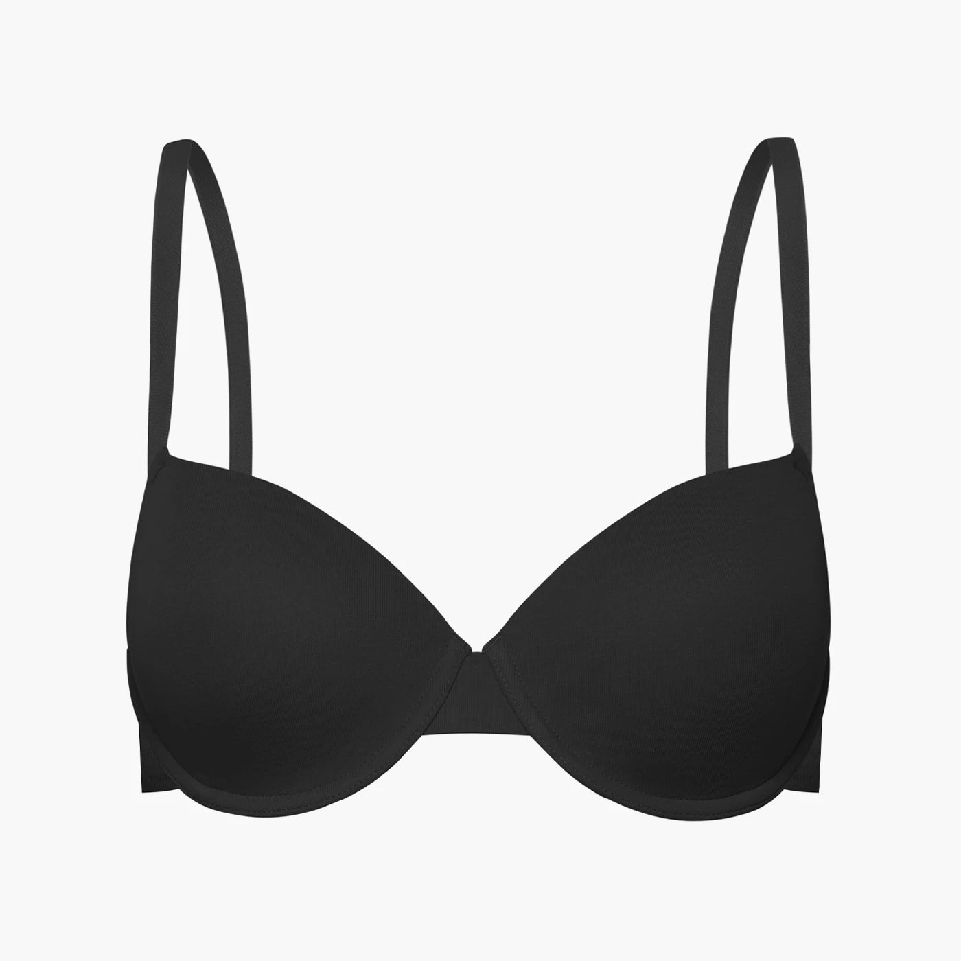Cotton T-shirt, underwire bra