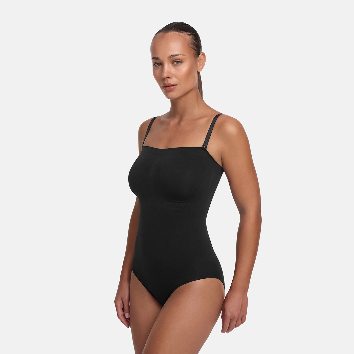 Strapless bodysuit formande shapewear med string