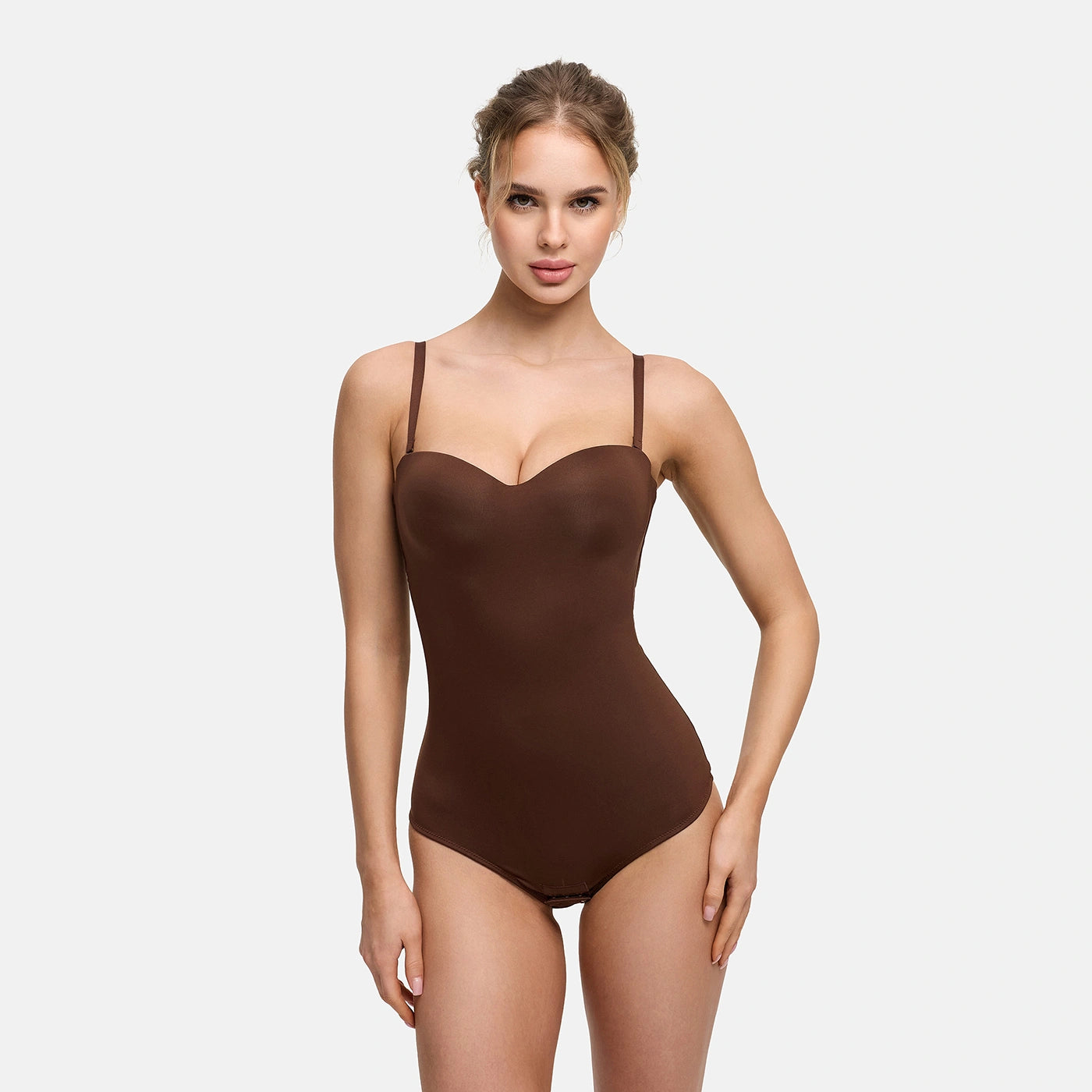 Push-up integrerad bodysuit med snöre