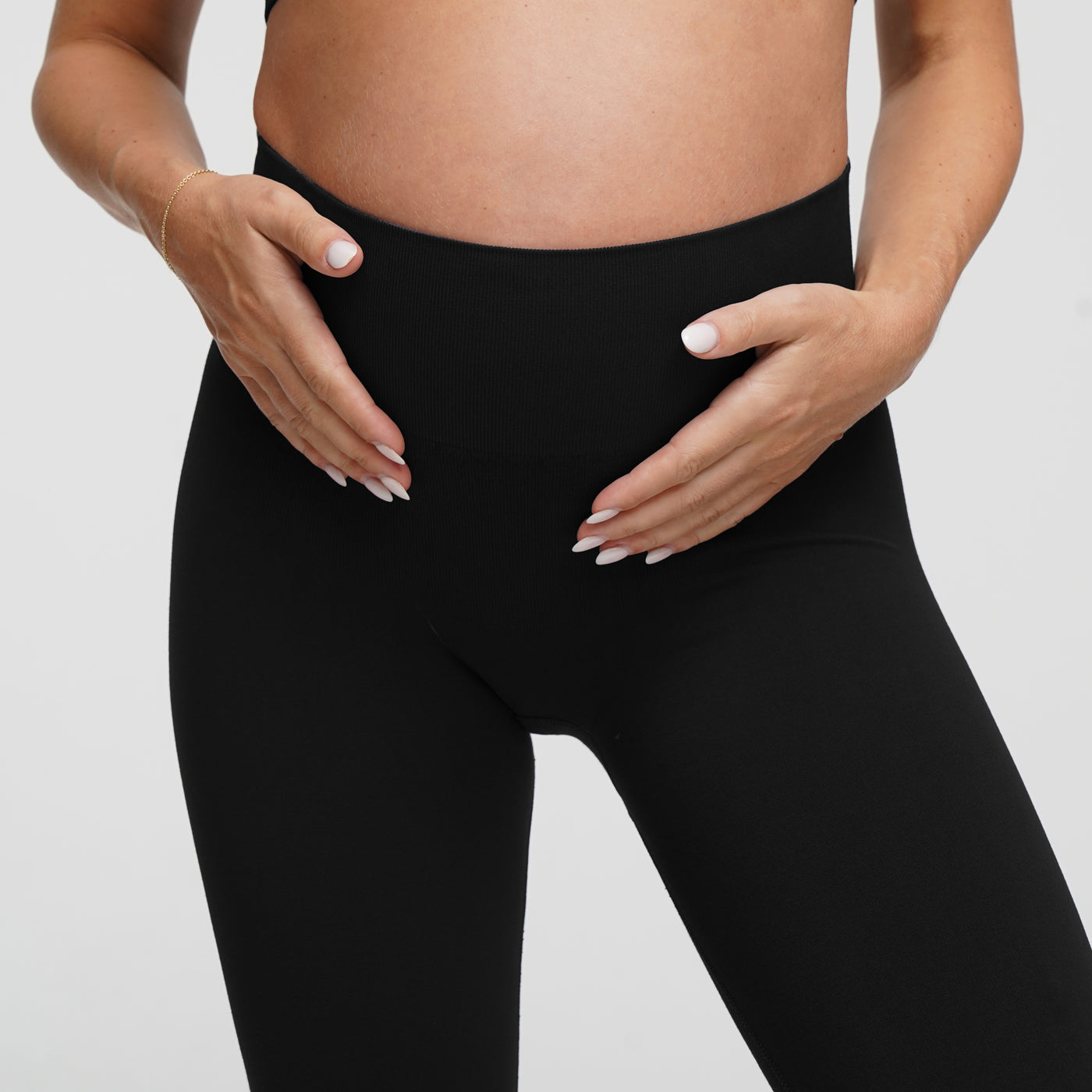 Sömlösa leggings för gravida