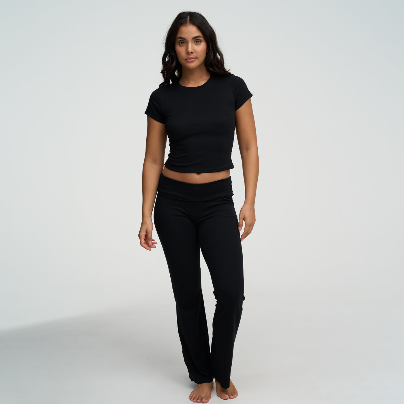 Bomull Flared Bootcut Leggings