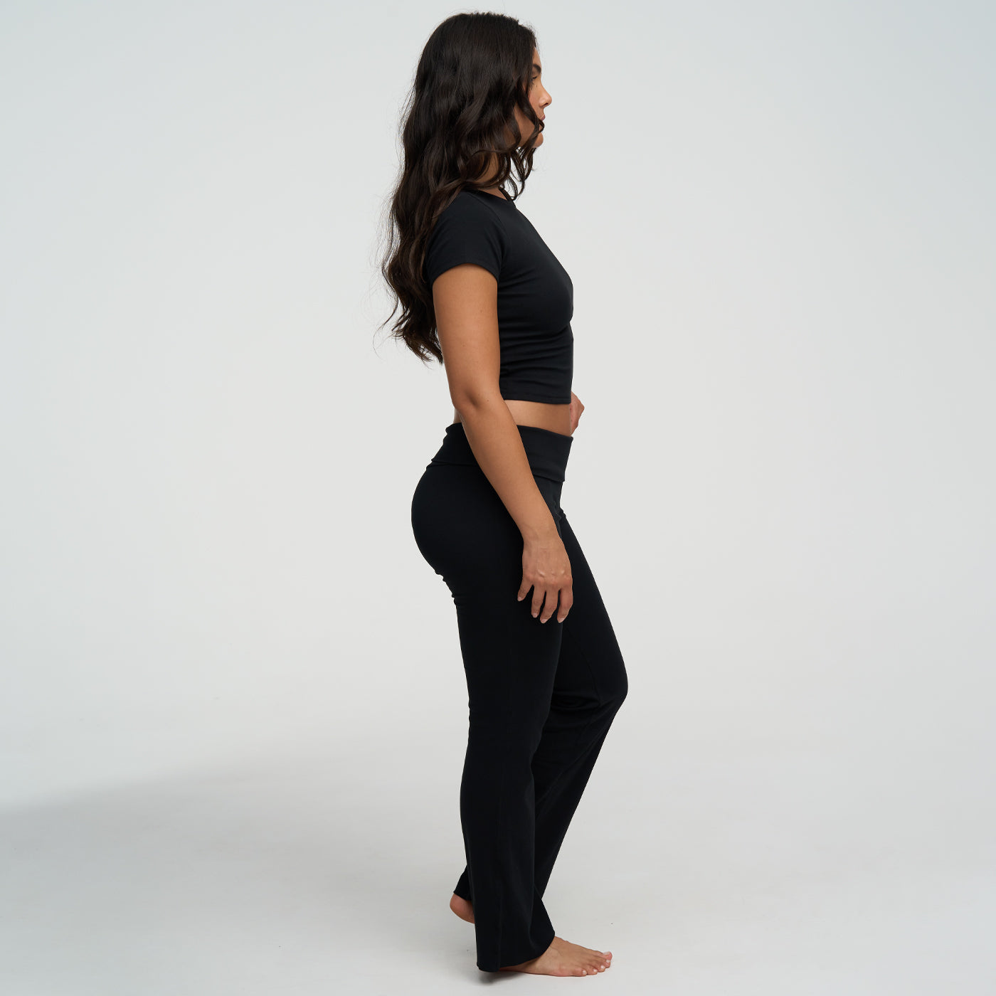 Bomull Flared Bootcut Leggings