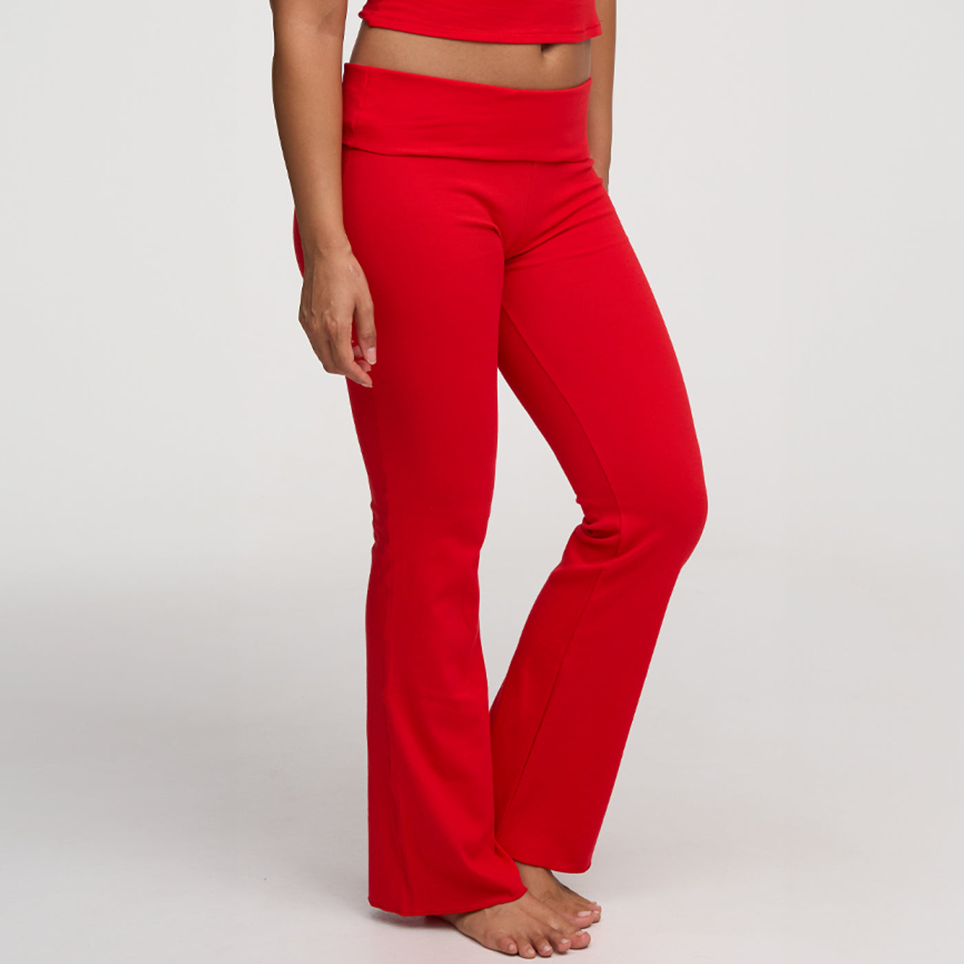 Bomull Flared Bootcut Leggings