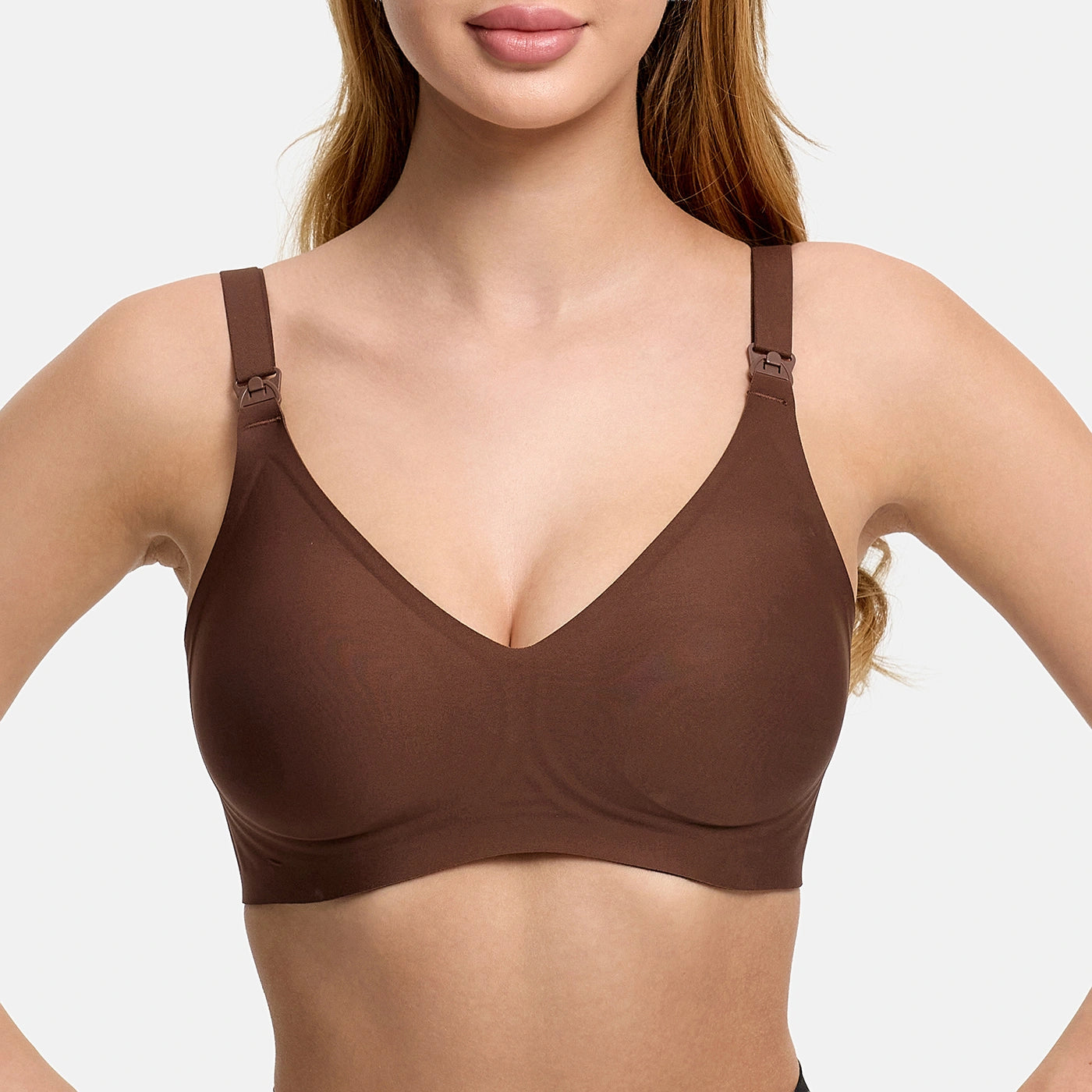 Comfort nursing bra without underwire