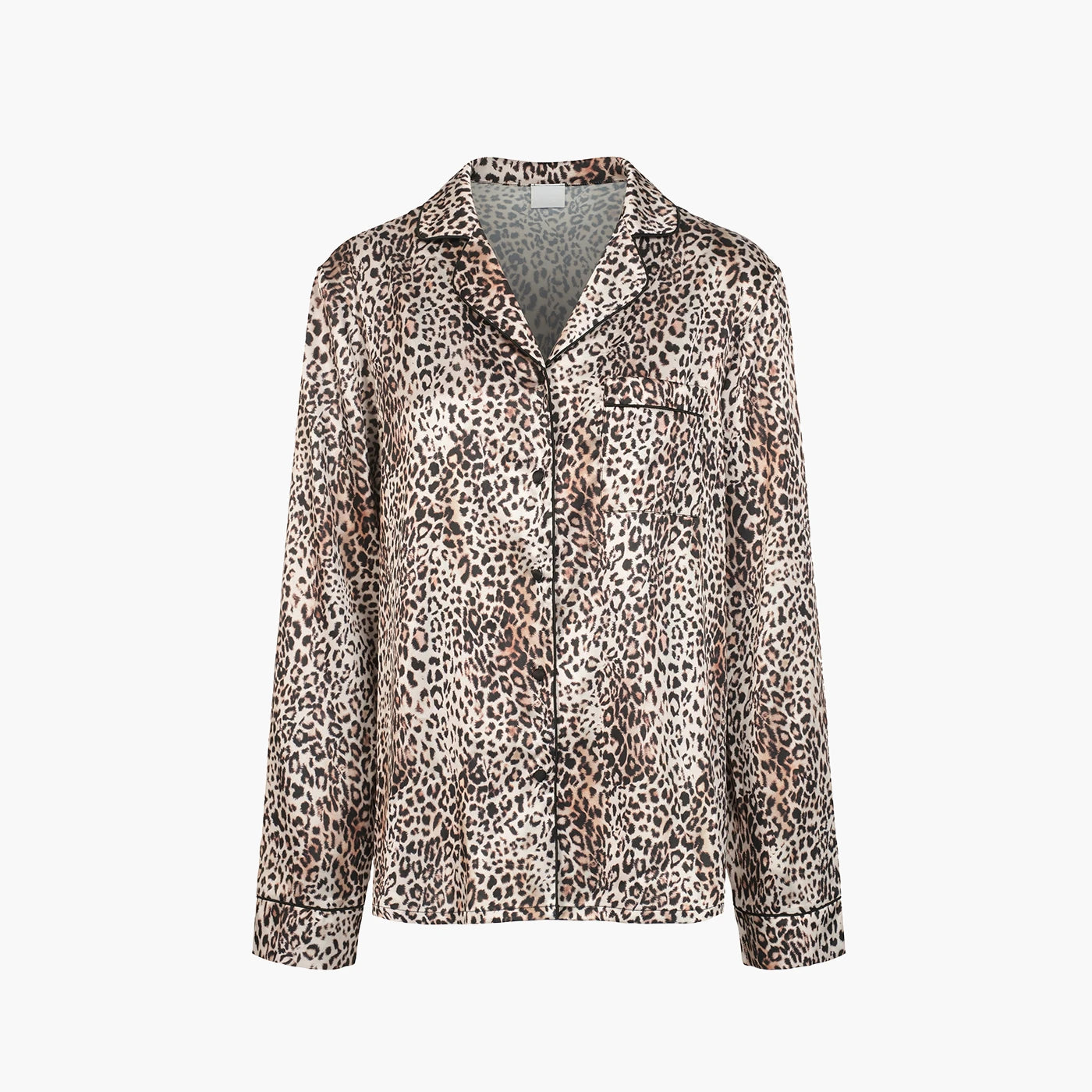 Pyjamasskjorta i satin