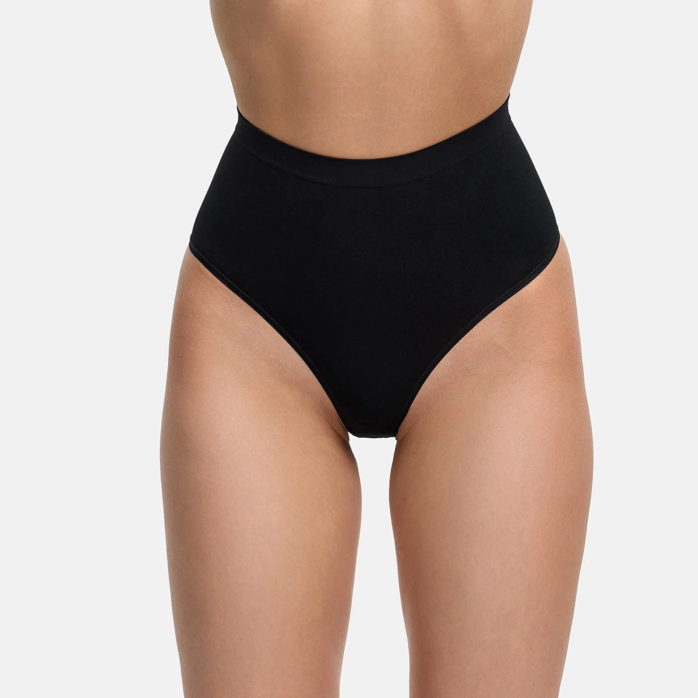 Seamless high-waist thong | 2 pack